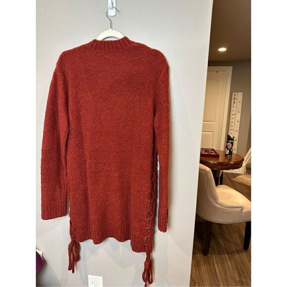 Lovers + Friends side Tie Sweater Dress Medium - Picture 6 of 9